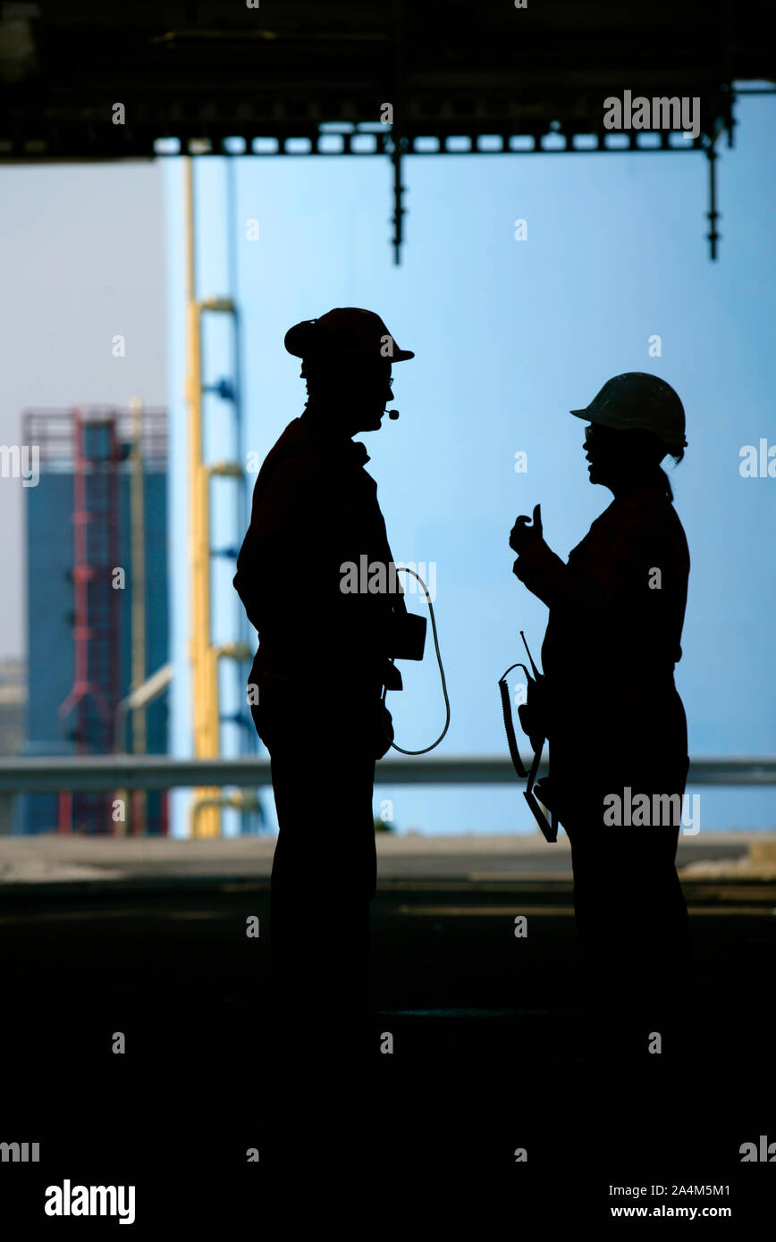 Statoil at Kårstø, Norway Stock Photo