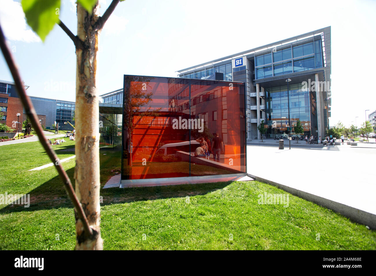 BI Norwegian School of Management, Nydalen in Oslo Stock Photo Alamy