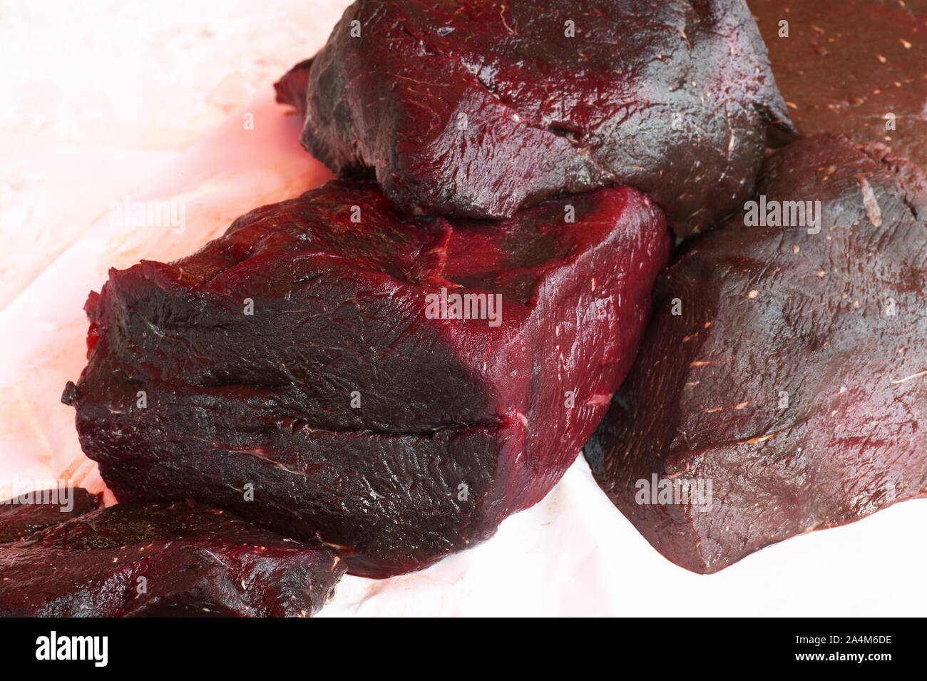 whale - whalemeat Stock Photo
