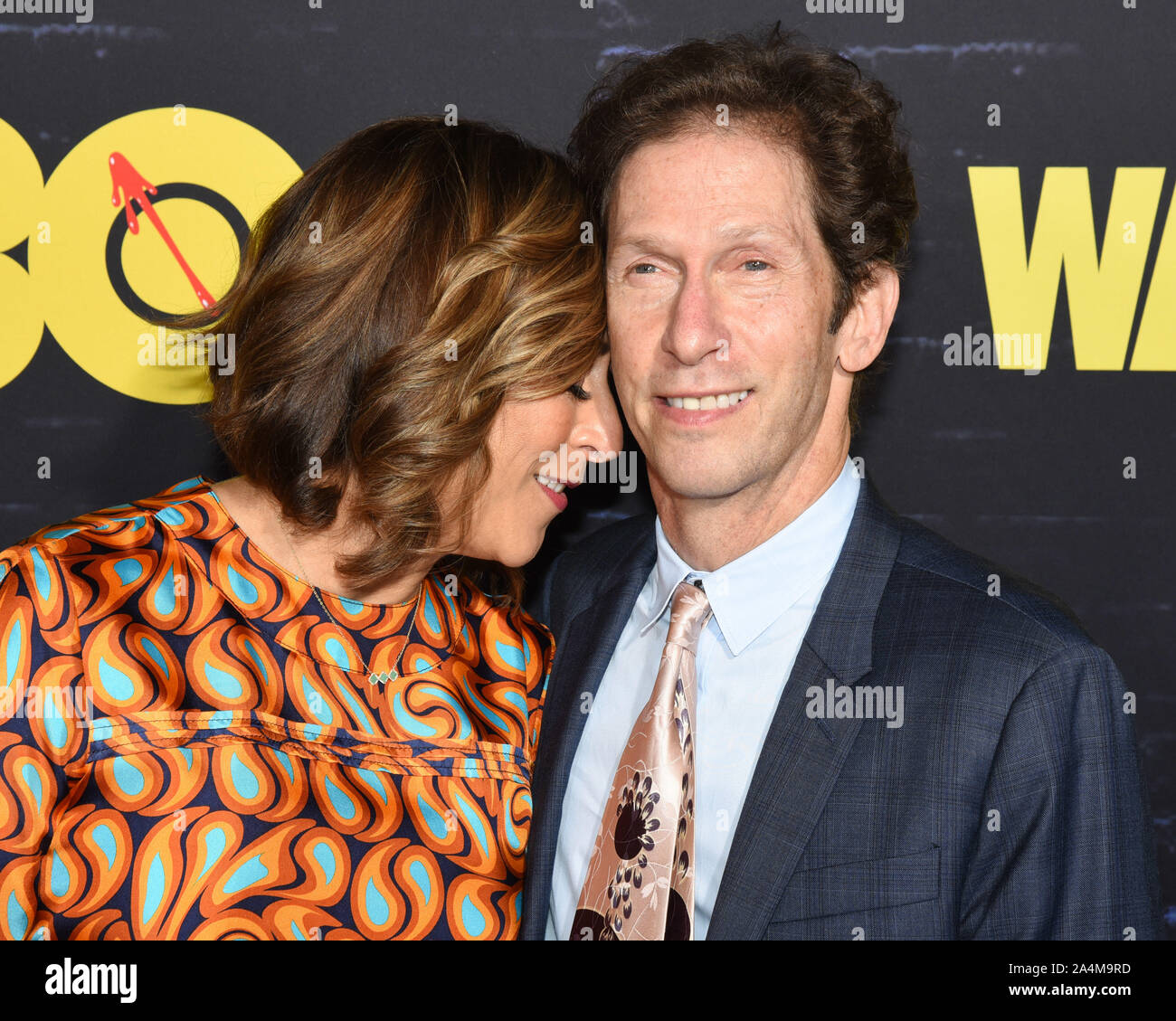 14 October 2019 - Hollywood, California - Lisa Benavides, Tim Blake Nelson. HBO Series Premiere of 'Watchmen' held at The Cinerama Dome. Photo Credit: Billy Bennight/AdMedia /MediaPunch Stock Photo