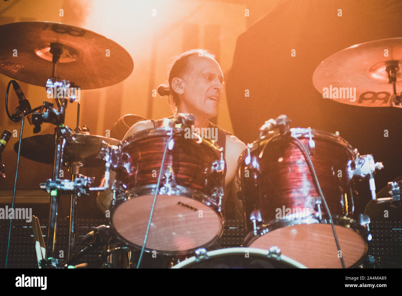 FABRIQUE, MILANO, ITALY - 2019/10/14: Sebastian Thomson of the american band Baroness performing live on stage at Fabrique, opening for Volbeat Stock Photo
