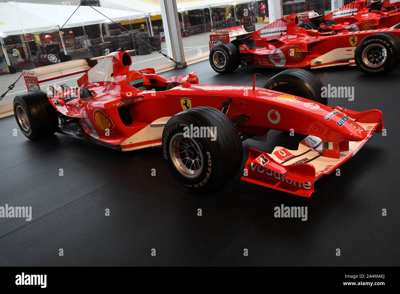 Mugello It October 17 Detail Of Modern Ferrari F1 Cars Lined Up Displayed During The 17 Ferrari World Finals Event Italy Stock Photo Alamy Mugello It October 17 Detail Of Modern Ferrari F1 Cars Lined Up Displayed During The 17 Ferrari World Finals Event Italy Stock Photo Alamy