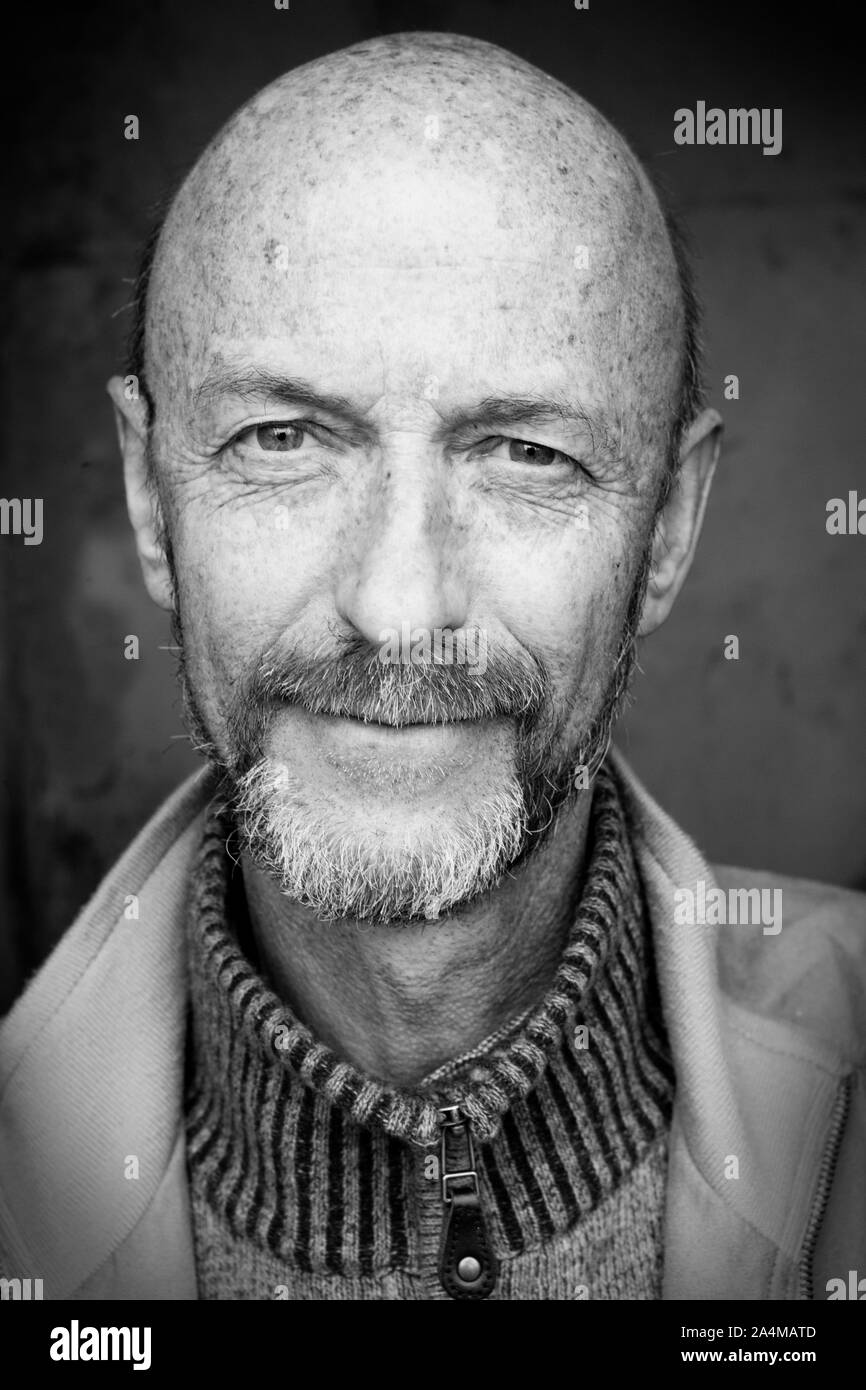 Bald white Black and White Stock Photos & Images - Alamy