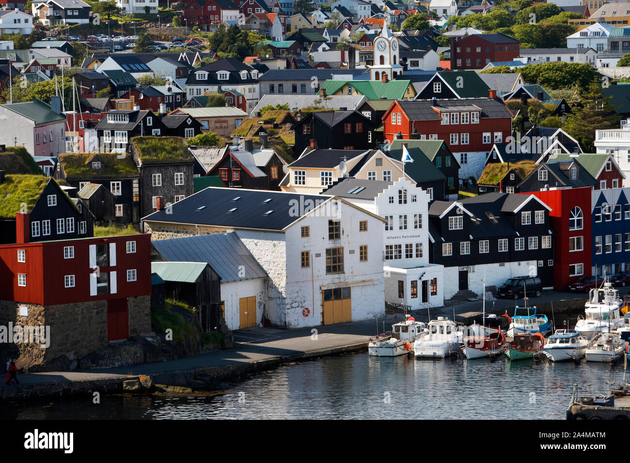 Torshavn in Faroe Islands Stock Photo