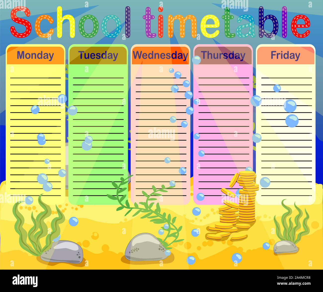 Picture Of Time Table Chart