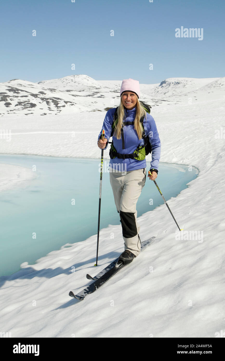 Hemsedal cross country hi-res stock 