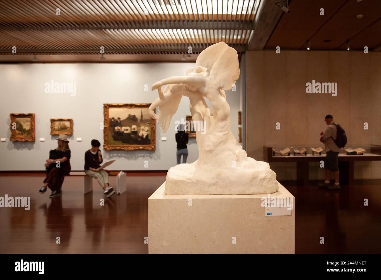 Auguste rodin marble sculpture museum hires stock photography and