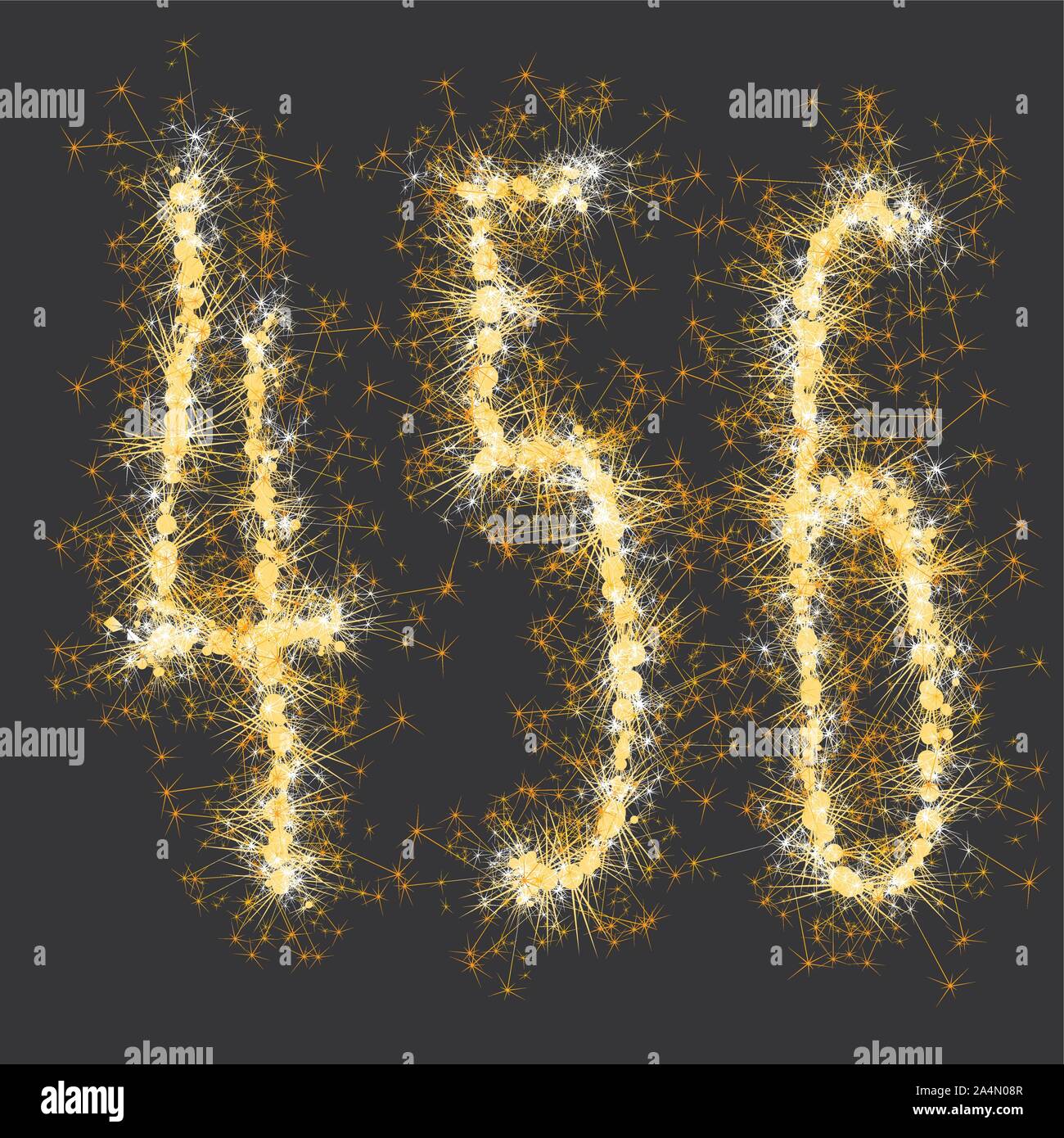 glittering sparks numbers Stock Vector Image & Art Alamy