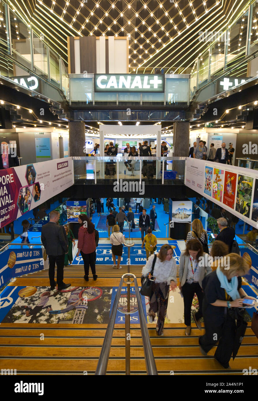 Mipcom Cannes, France - October 15, 2019: MIPCOM - The World's Entertainment ...