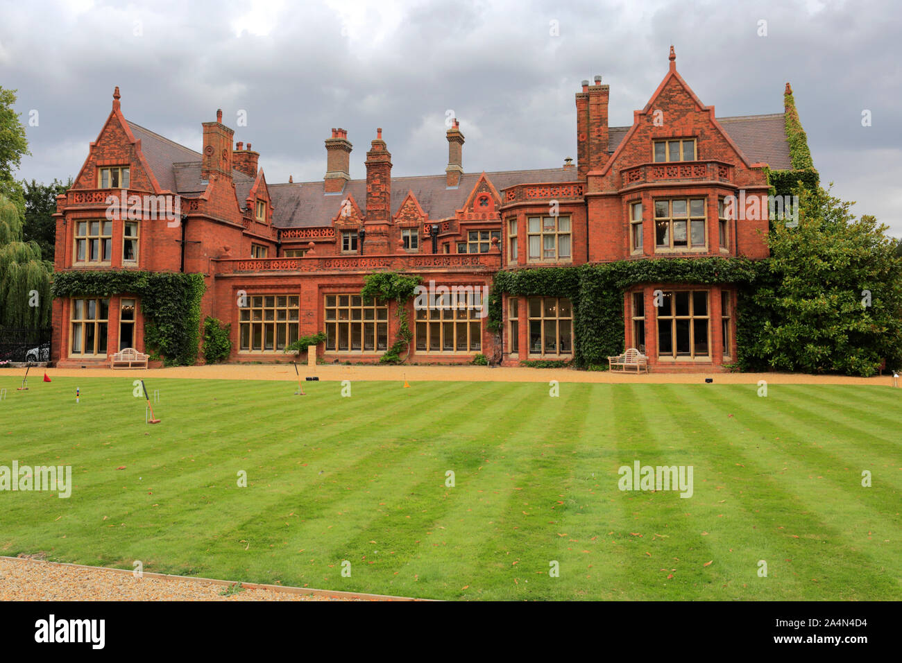 Holmewood Hall, Holme village, Cambridgeshire, England, UK Stock Photo