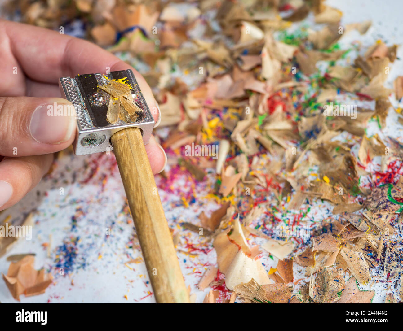 sharpen pencils template Stock Photo