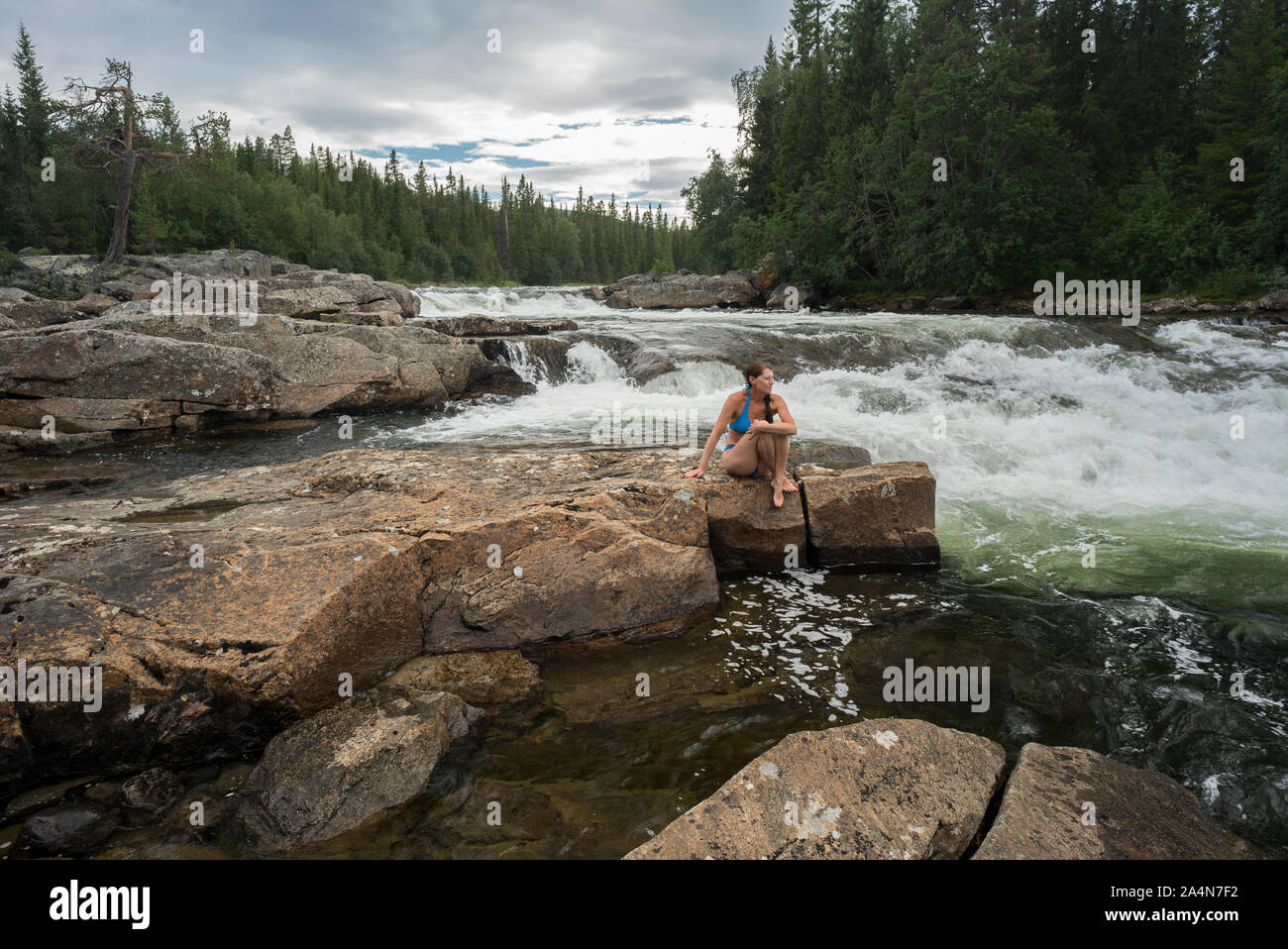 Family bathing sweden hi-res stock photography and images - Alamy