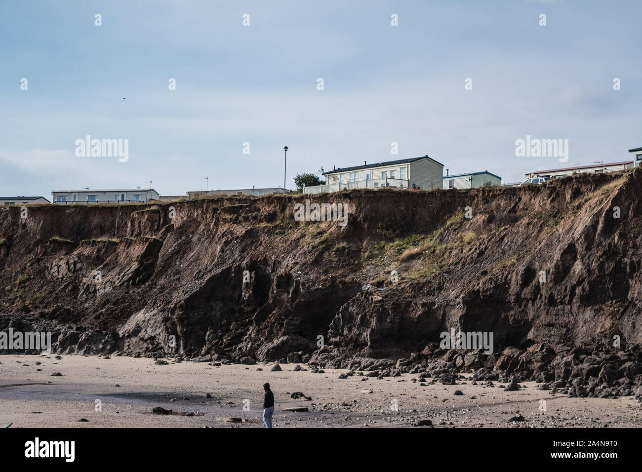 Hornsea on The Holderness Coastline, one of Europe's fastest eroding
