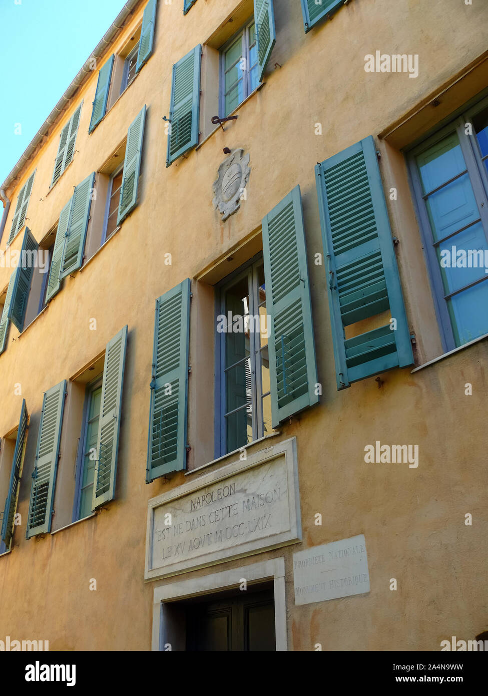 Napoleon's birth house, Ajaccio, Corsica, France, Europe, capital city