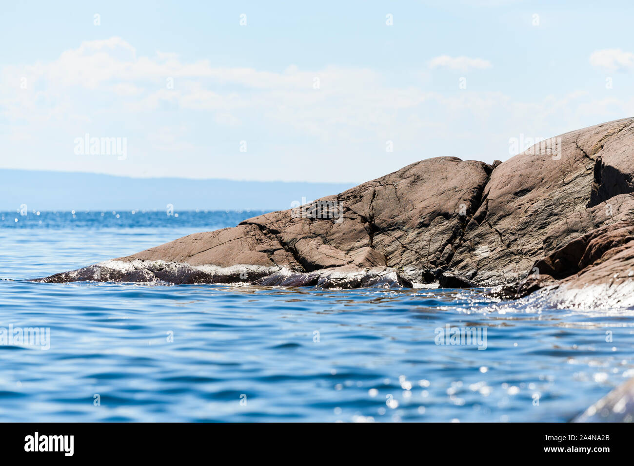 Clear blue sky over rocky hi-res stock photography and images - Alamy