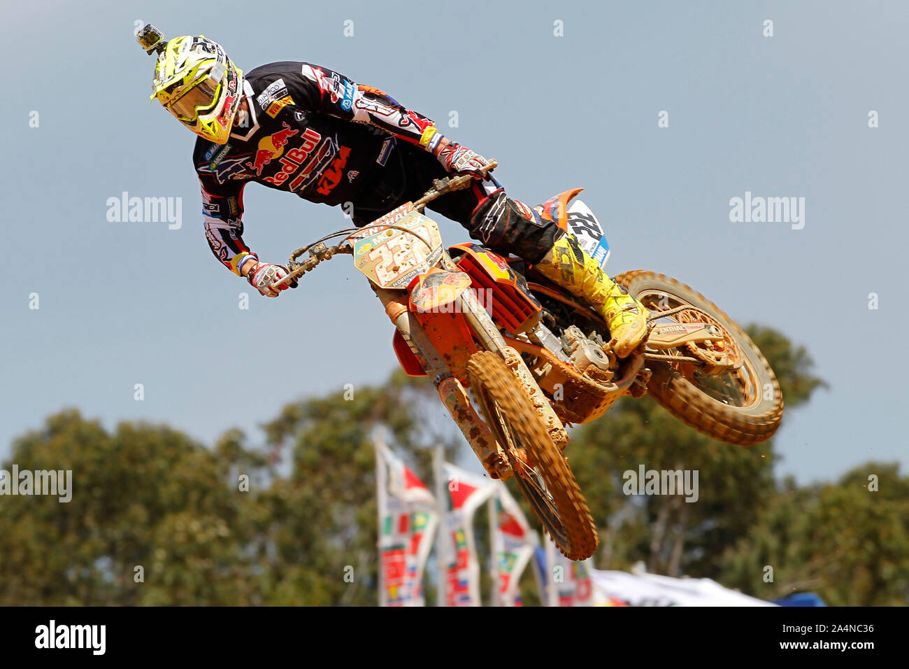 ANTONIO CAIROLI (ITA) of Red Bull KTM Factory Racing, MX1 during GP of Portugal 2013 in MX1 and MX2, Casarão International Crossodromo, Águeda in Port Stock Photo