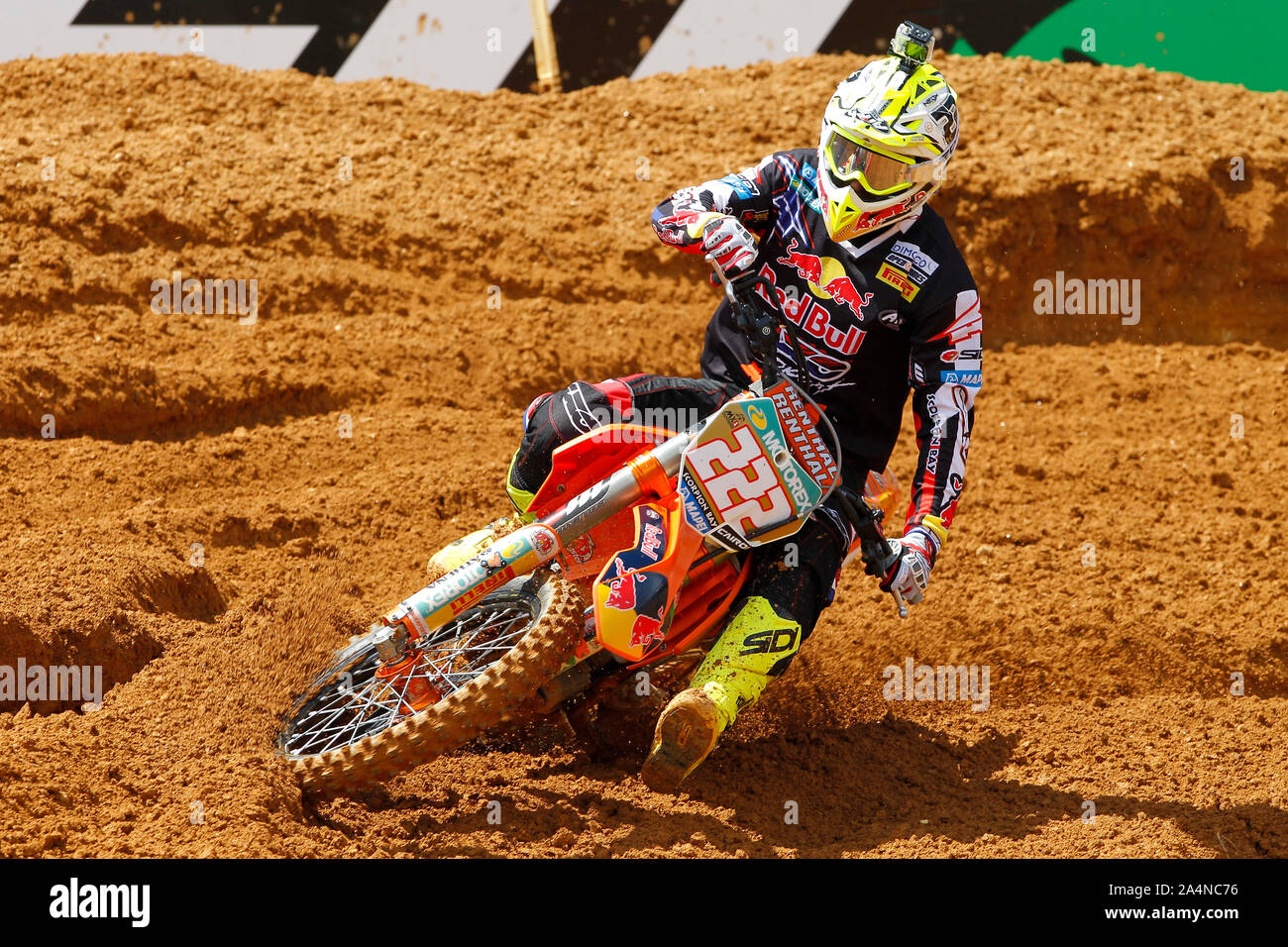 ANTONIO CAIROLI (ITA) of Red Bull KTM Factory Racing, MX1 during GP of Portugal 2013 in MX1 and MX2, Casarão International Crossodromo, Águeda in Port Stock Photo