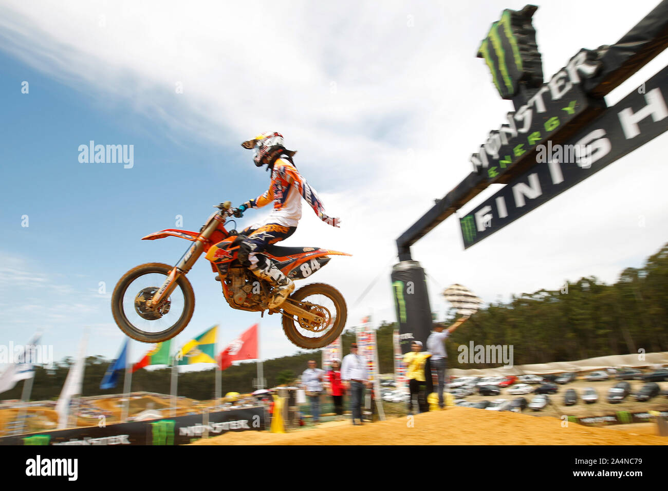 JEFFREY HERLINGS (NED) of Red Bull KTM Factory Racing, MX2 during GP of Portugal 2013 in MX1 and MX2, Casarão International Crossodromo, Águeda in Por Stock Photo