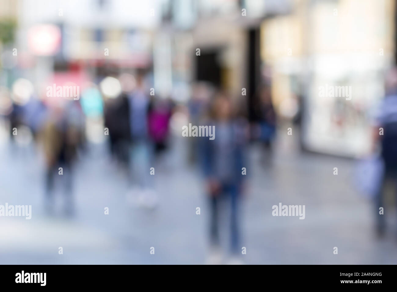 Blur people walking streets hi-res stock photography and images - Alamy