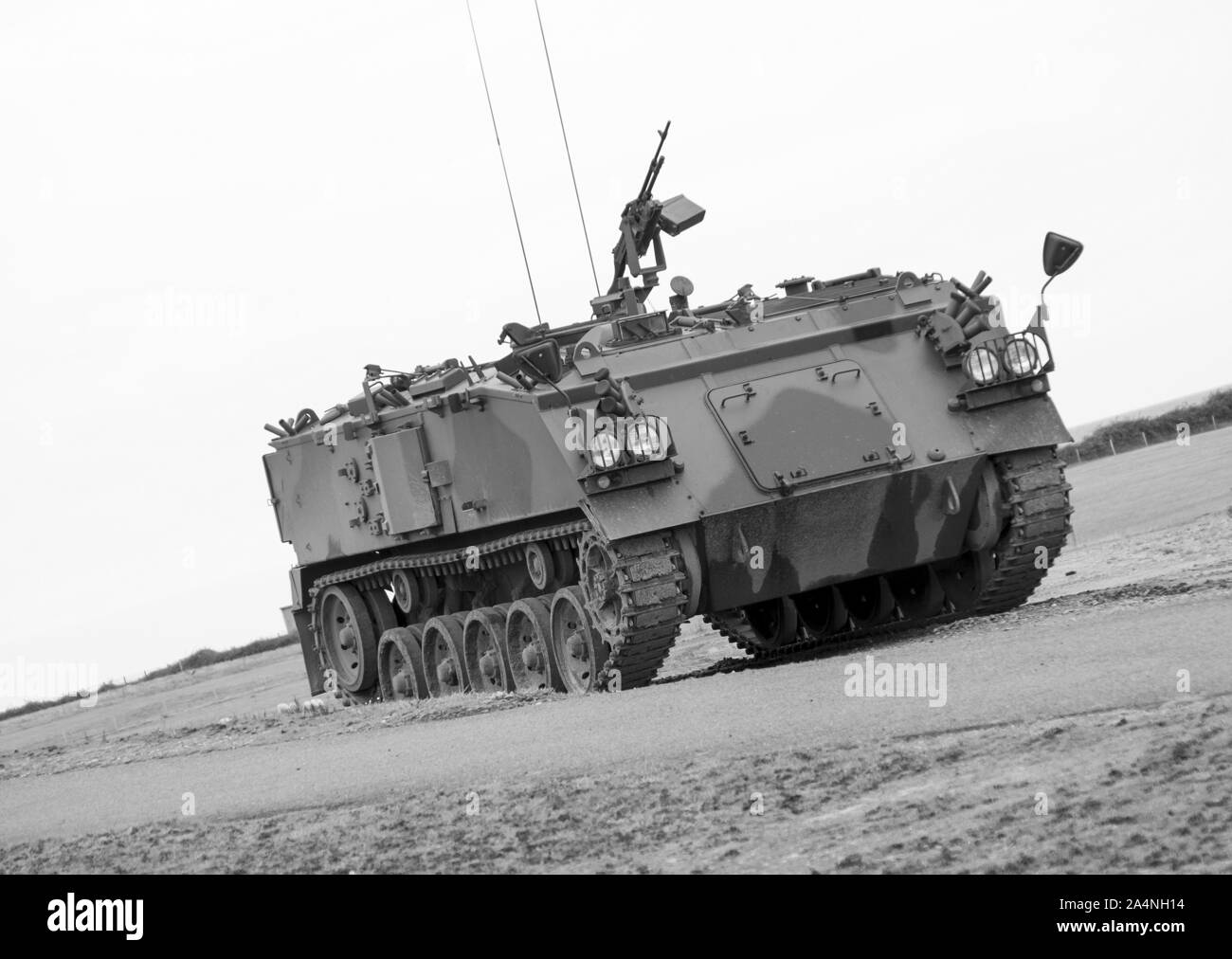 British armoured personnel carrier tank Stock Photo Alamy