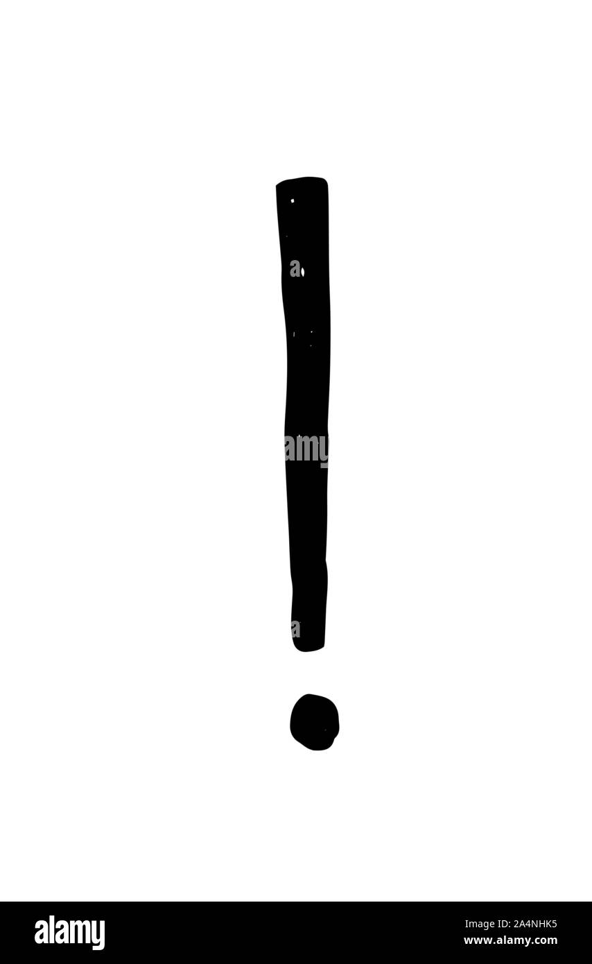 Exclamation point. Stock Vector