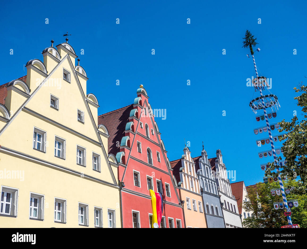Weiden in the Upper Palatinate Old Town Stock Photo