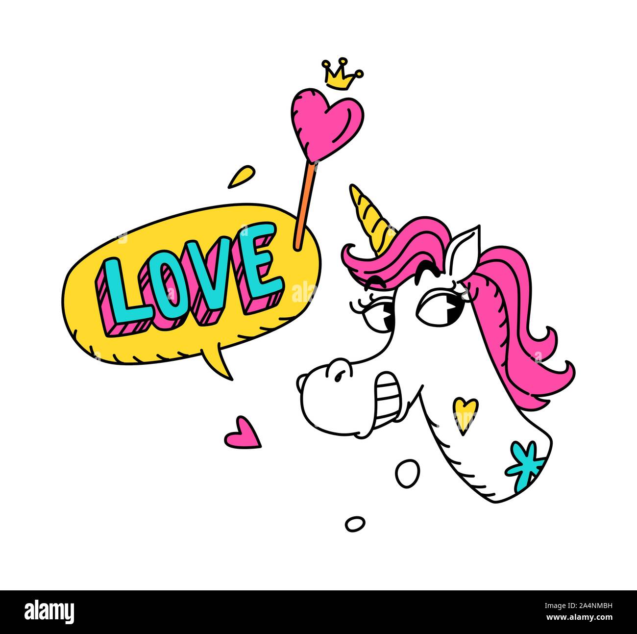 Illustration Of A Magical Unicorn With A Pink Mane Vector Cartoon Hero Cute Horse With A Horn Kawaii Character Mythical Creature Symbolizes Chast Stock Vector Image Art Alamy Illustration Of A Magical Unicorn With A Pink Mane Vector Cartoon Hero Cute Horse With A Horn Kawaii Character Mythical Creature Symbolizes Chast Stock Vector Image Art Alamy