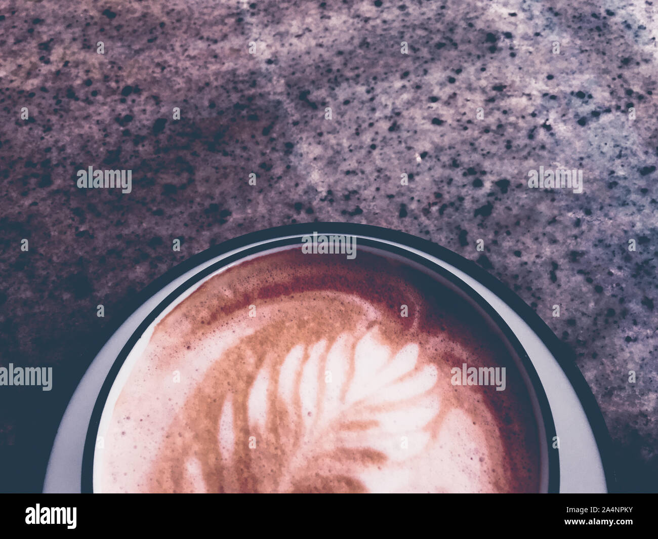 Brunch in Paris, drinks menu and vintage recipe concept Cappuccino