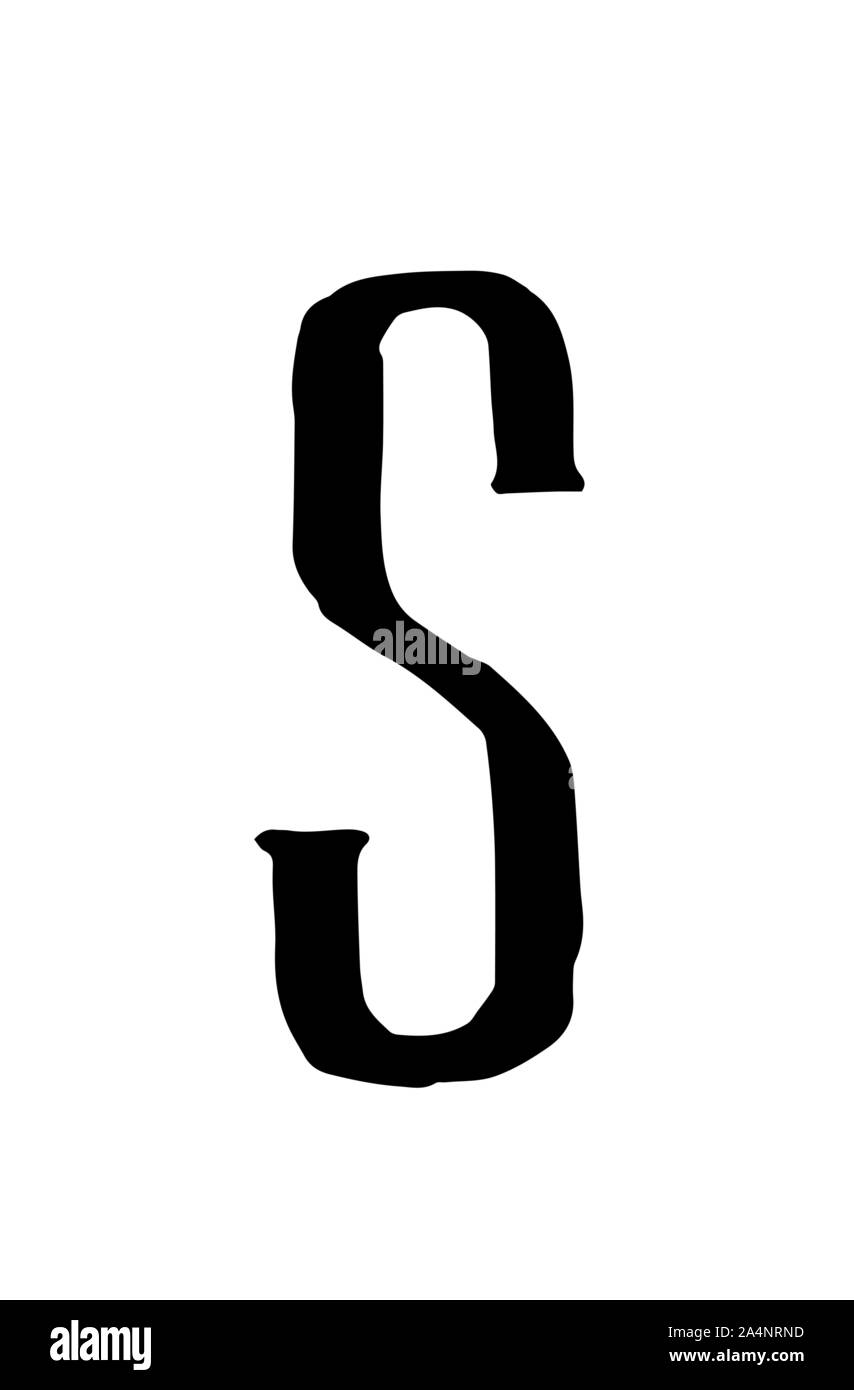 Bumpy elongated font. Vector. Capital letter. Uneven font. Letter are ...