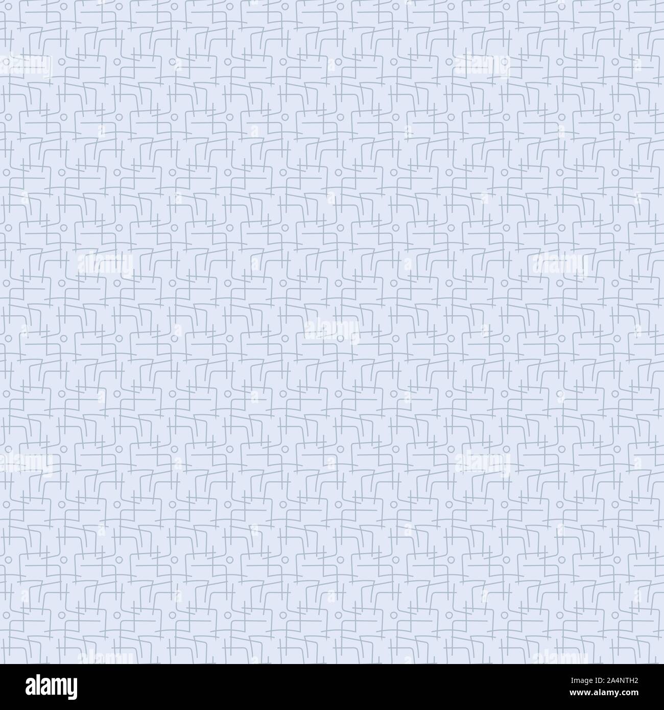 sealess vector abstract pattern with grey lines and little circles Stock Vector