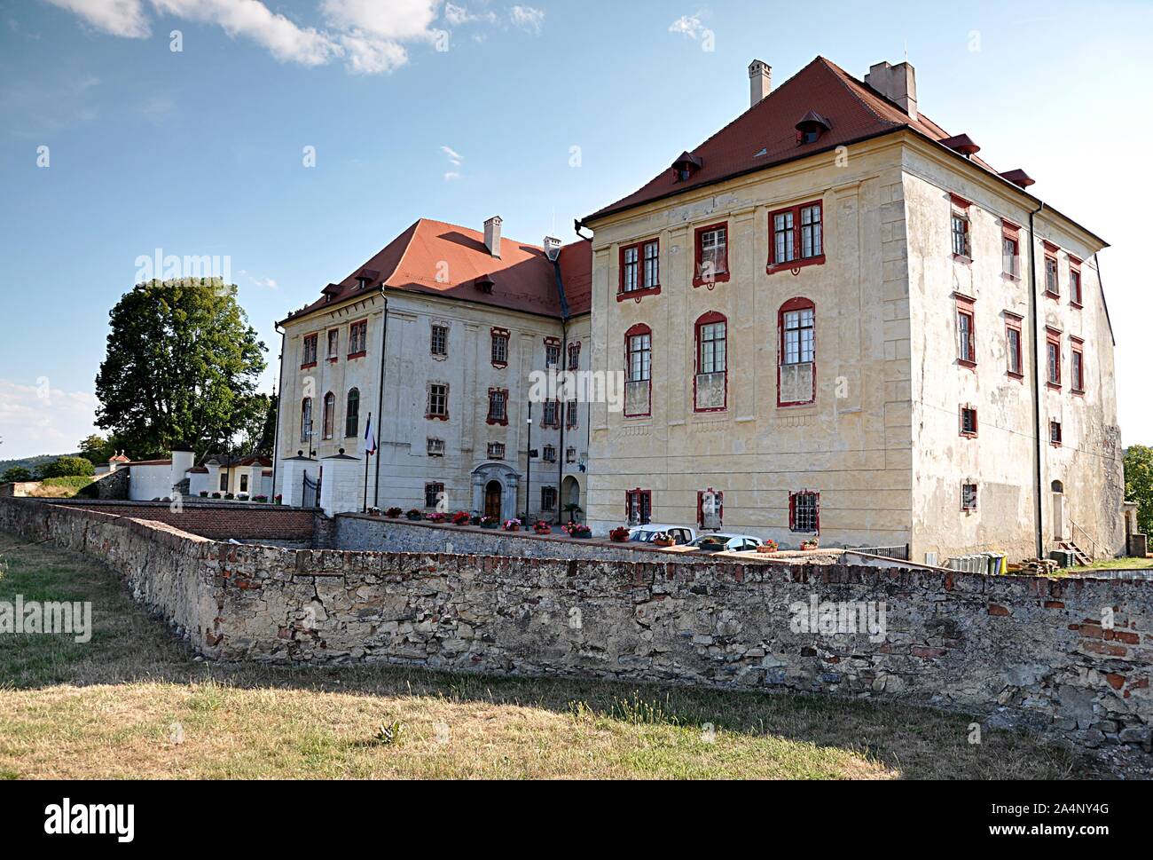 castle Kunstat na Morave, Czech republic, Europe Stock Photo