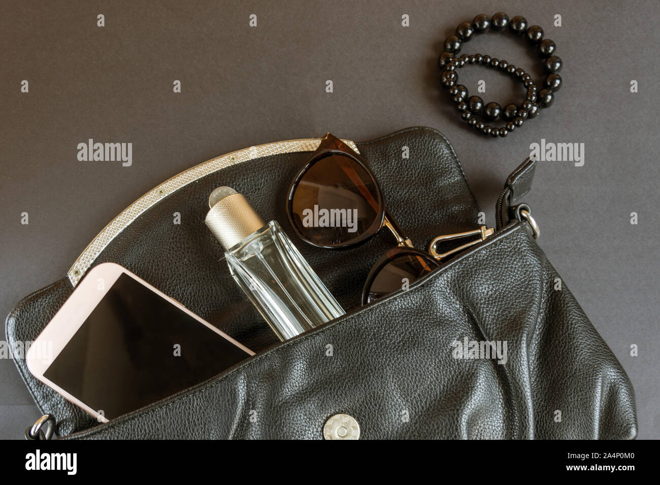 Vintage handbag contents hires stock photography and images Alamy