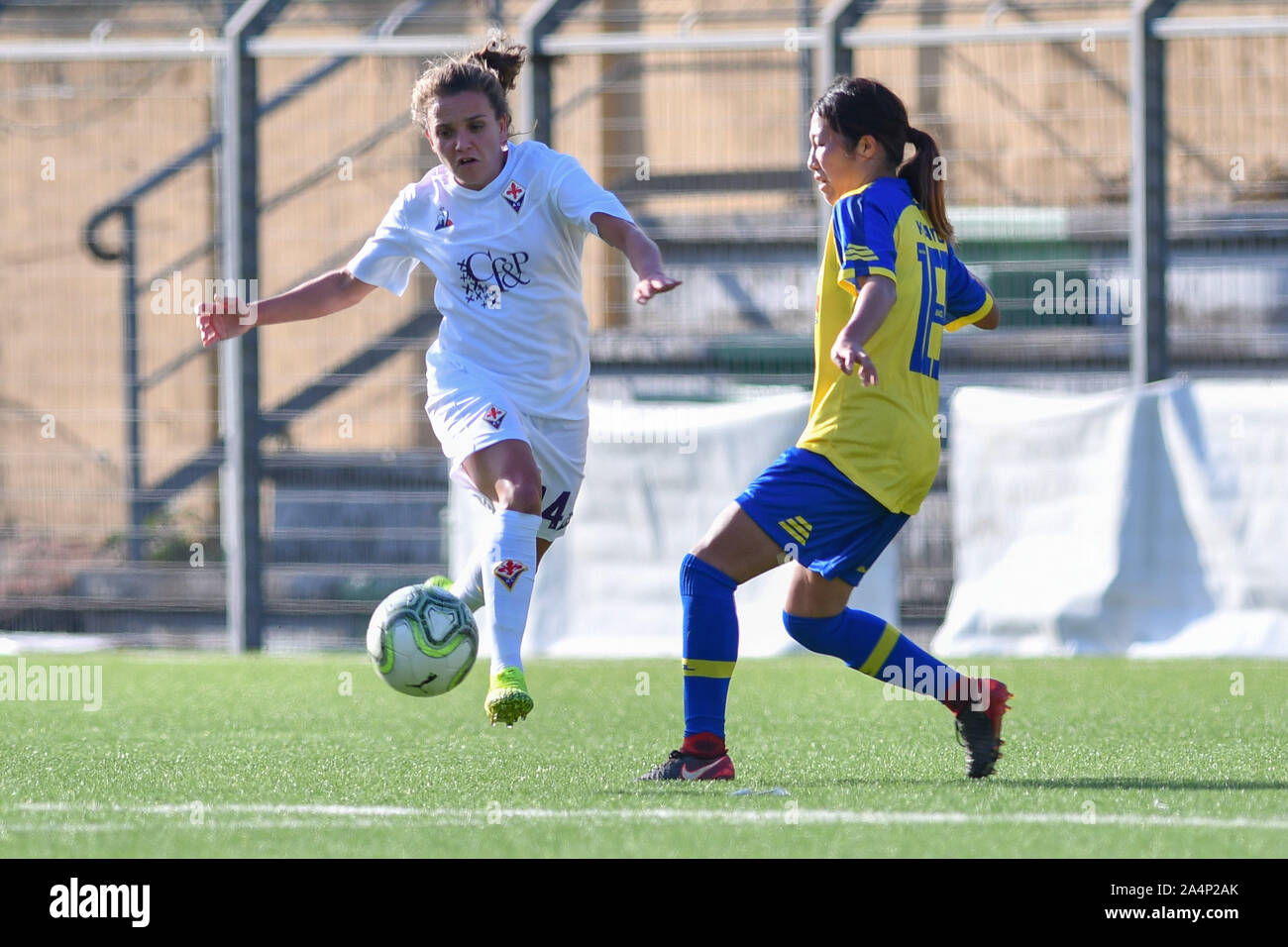 Davina Philitjens , Fiorentina Women´s,  during Fiorentina Women vs Tavagnacco, Firenze, Italy, 12 Oct 2019, Soccer Italian Soccer Serie A Women Champ Stock Photo