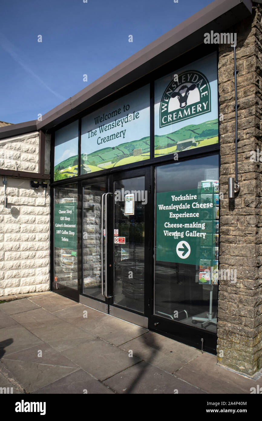 Wensleydale Creamery at Hawes, North Yorkshire Stock Photo Alamy