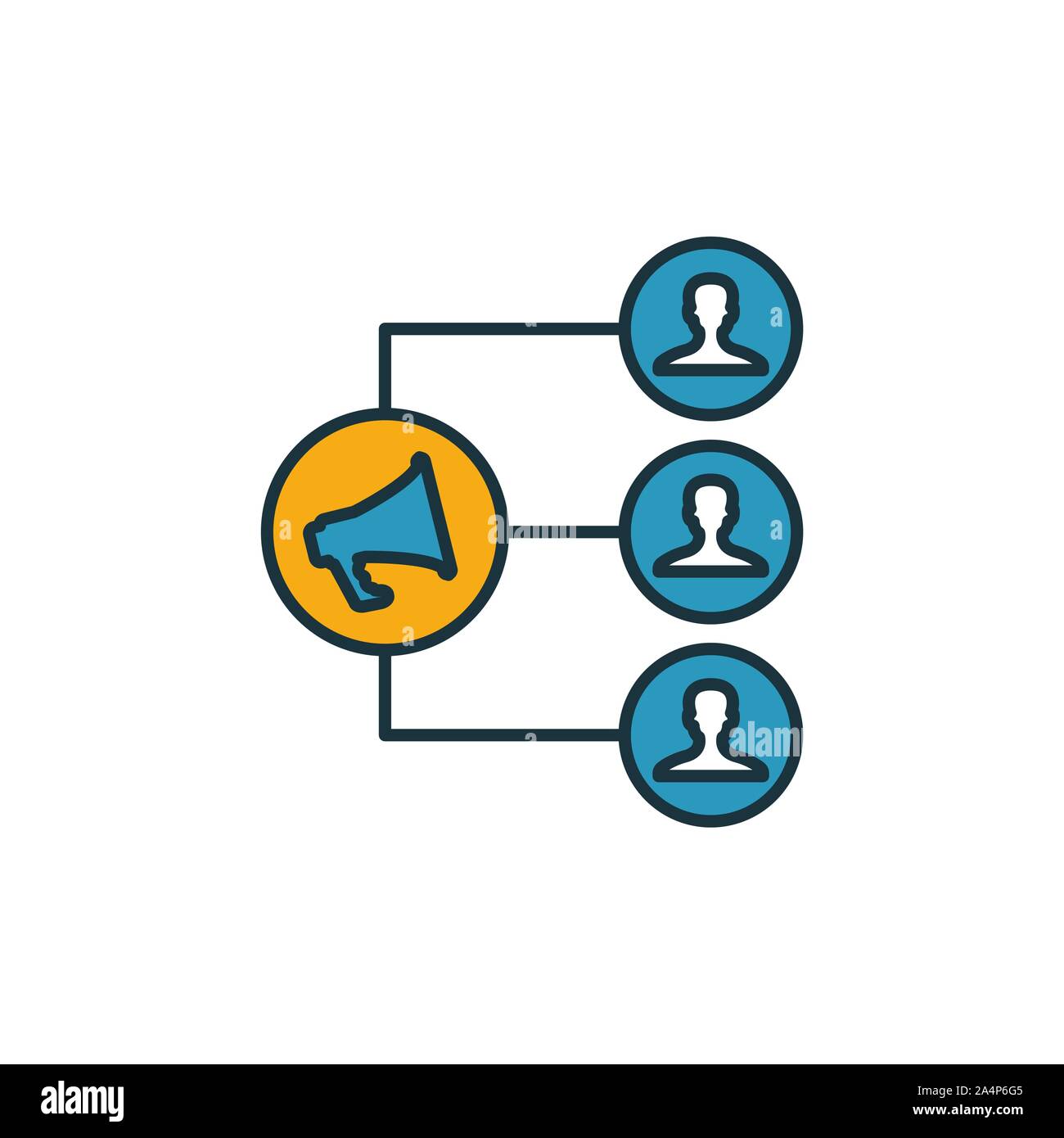 Viral Marketing icon set. Four elements in diferent styles from content ...