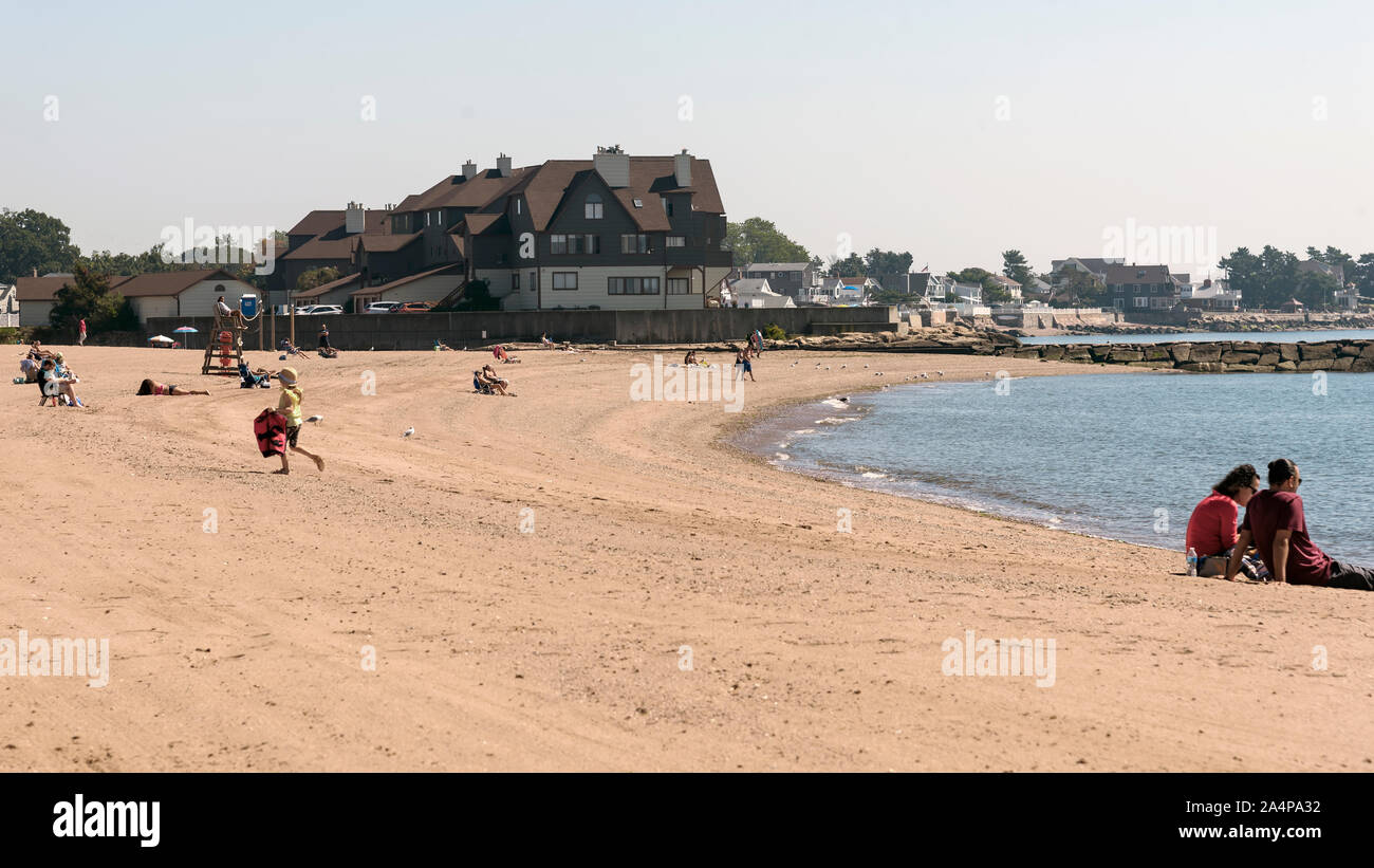 New Haven Harbor; East Shore ,Lighthouse Point Park , New Haven ...