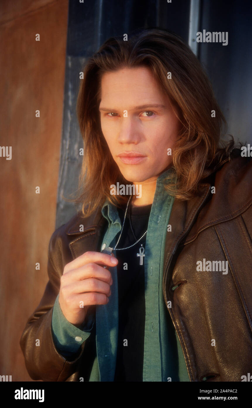Los Angeles, California, USA 5th February 1995 (Exclusive) Actor Jack  Noseworthy poses at a photo shoot