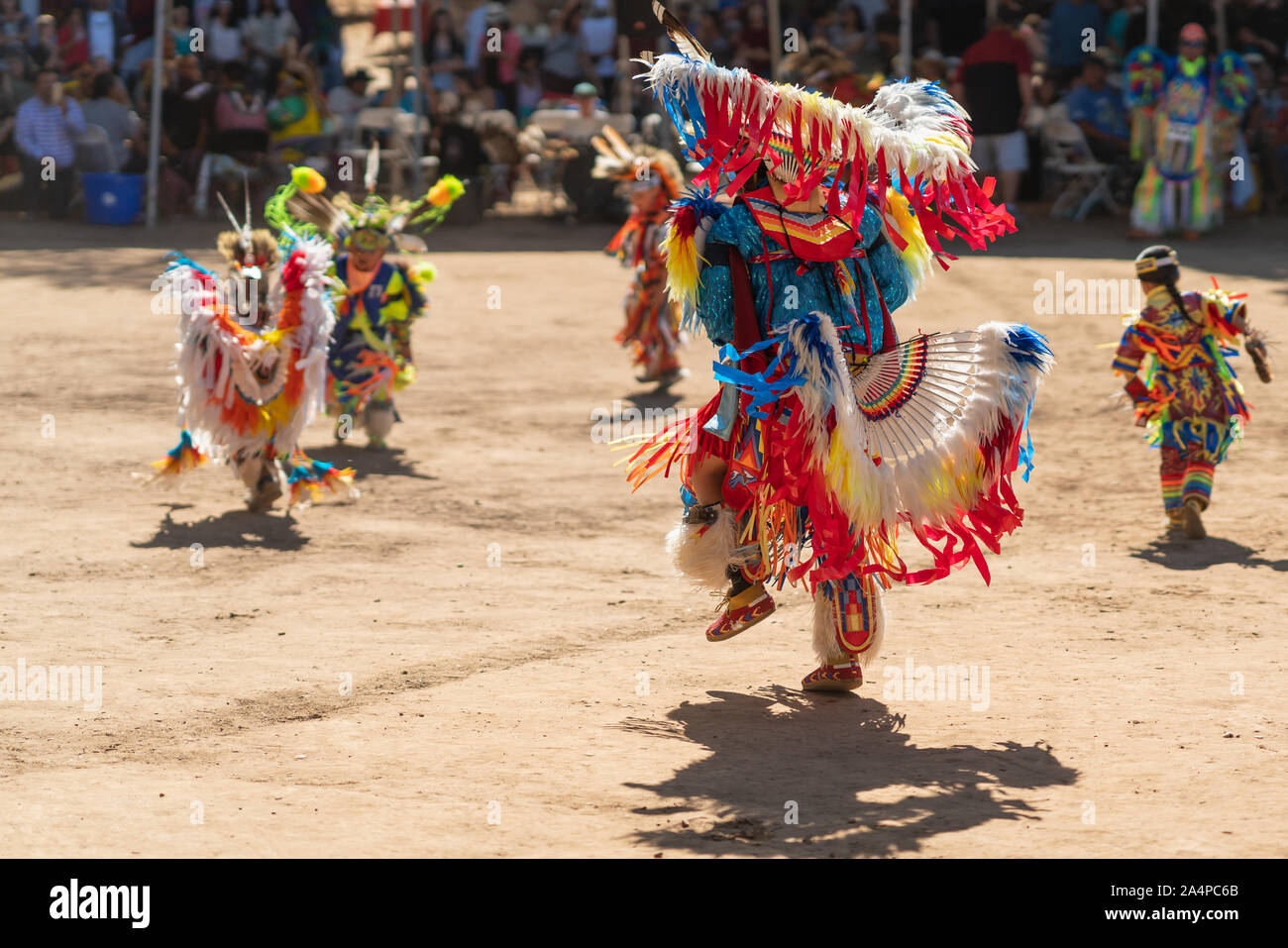 Santa Ynez Chumash InterTribal Pow Wow. Native Americans in Full