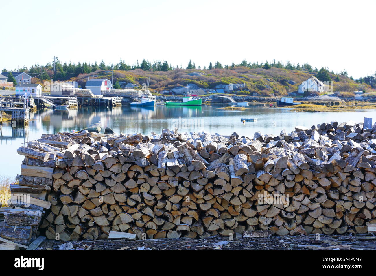 LOWER PROSPECT, NS, CANADA 6 OCT 2019 View of Lower Prospect, a small