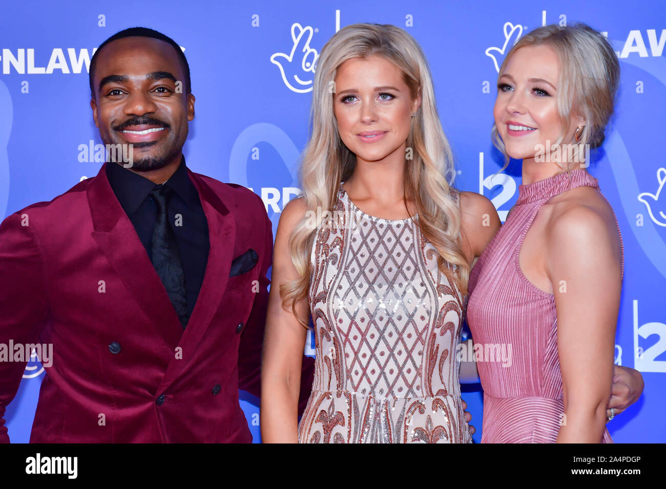 London, UK. 15th Oct, 2019. Ore Oduba and Portia Oduba attends BBC1's
