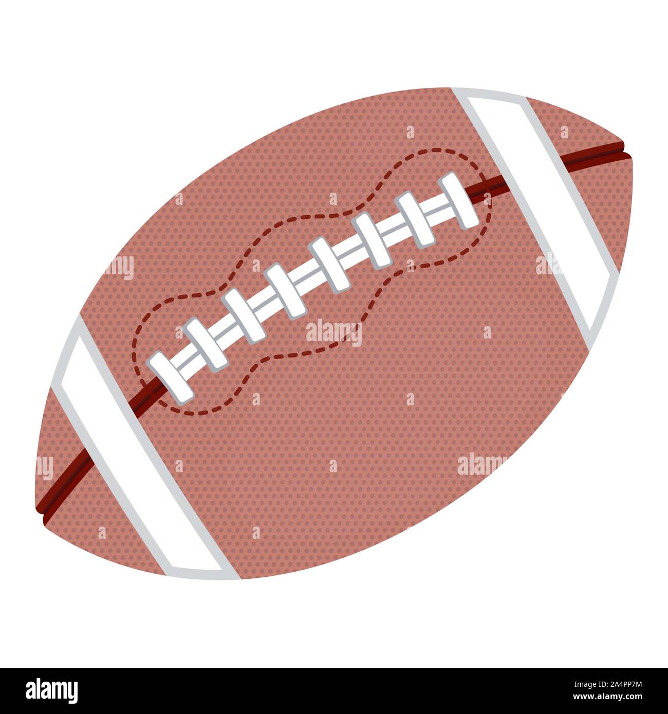 Isolated rugby ball on a white background - Vector Stock Vector Image ...