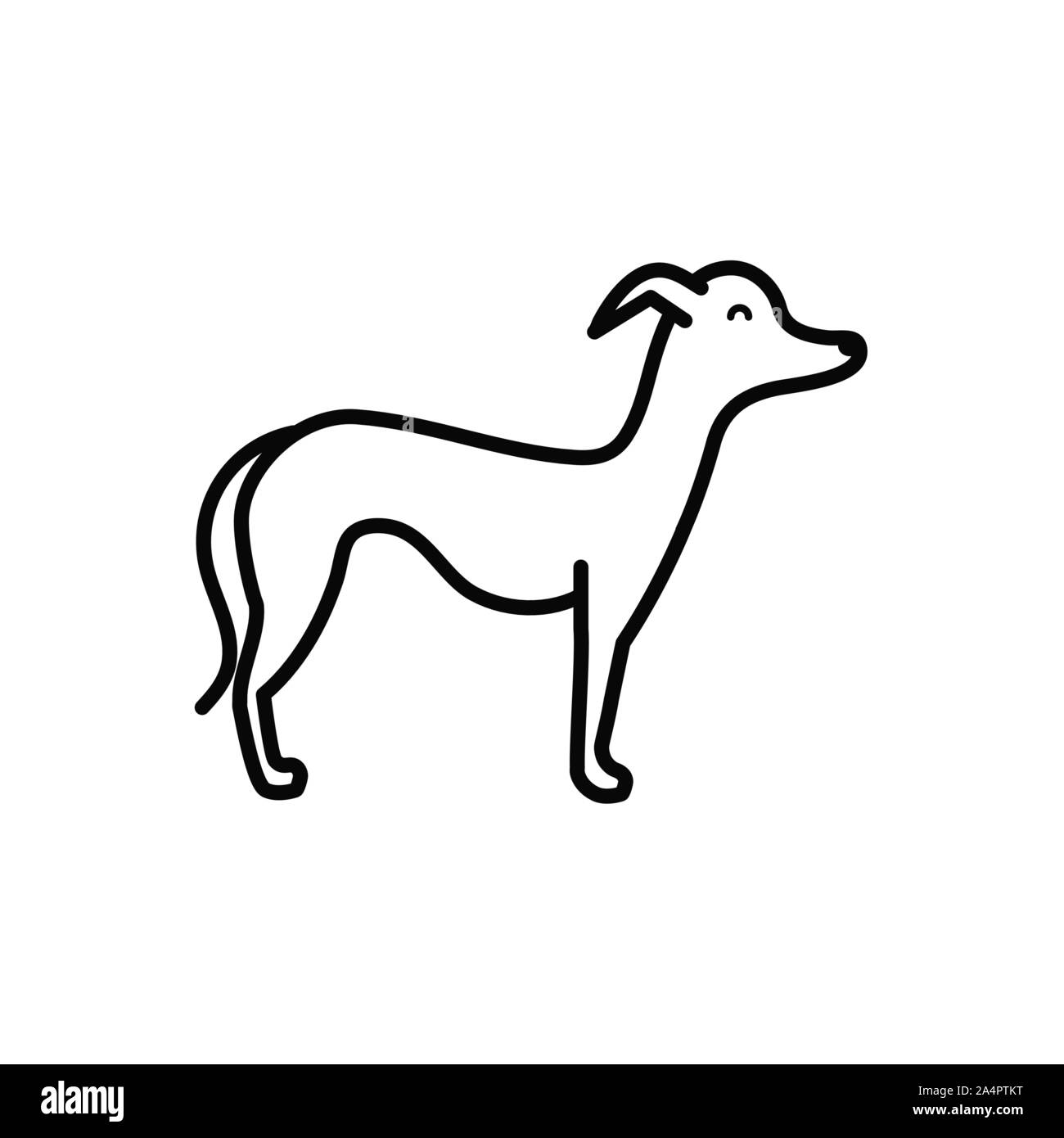 Dog icon design, Mascot pet animal nature cute and puppy theme Vector ...