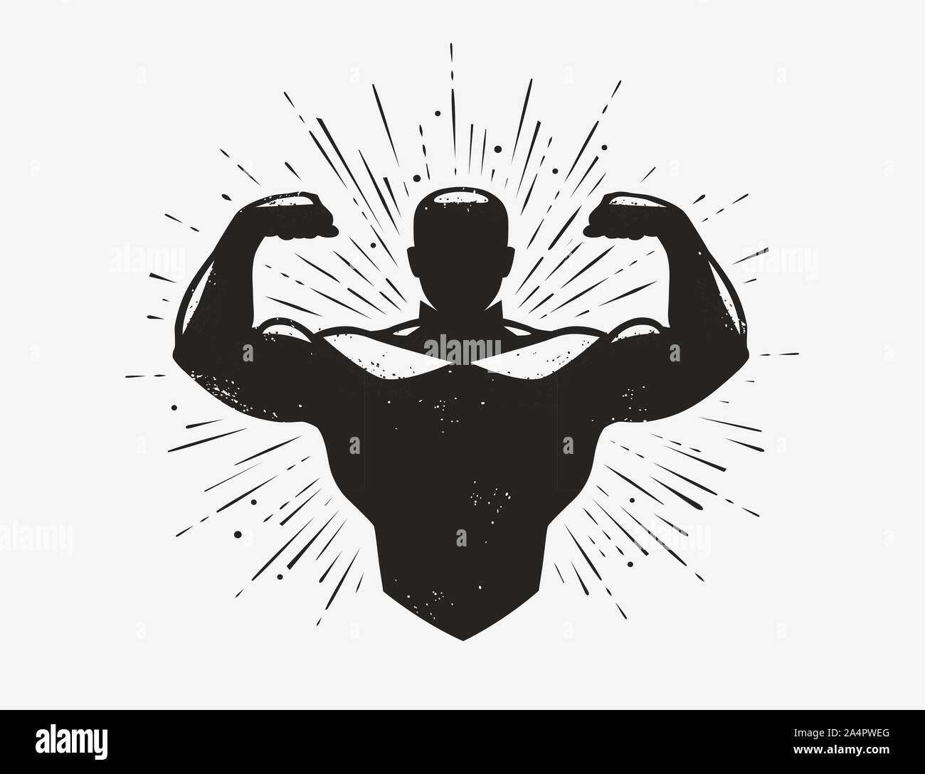 Gym, champion logo or label. Sport symbol. Vector illustration Stock Vector Image & Art Alamy