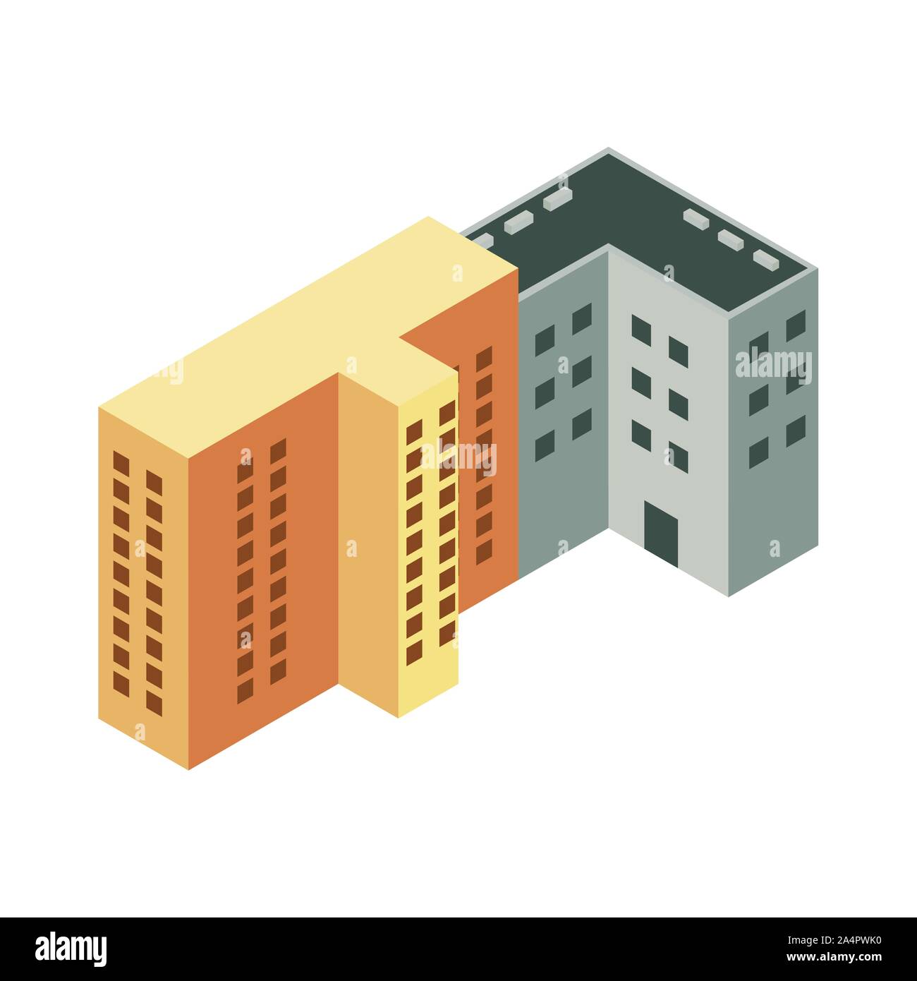 Building icon design, Real estate residential architecture property ...