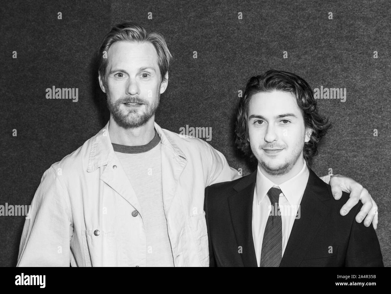 New York, United States. 15th Oct, 2019. Alexander Skarsgard and Nat Wolff attend special screening of The Kill Team at Landmark at 57 West (Photo by Lev Radin/Pacific Press) Credit: Pacific Press Agency/Alamy Live News Stock Photo