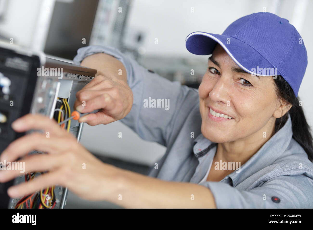 Computer repair concept close hi-res stock photography and images - Alamy