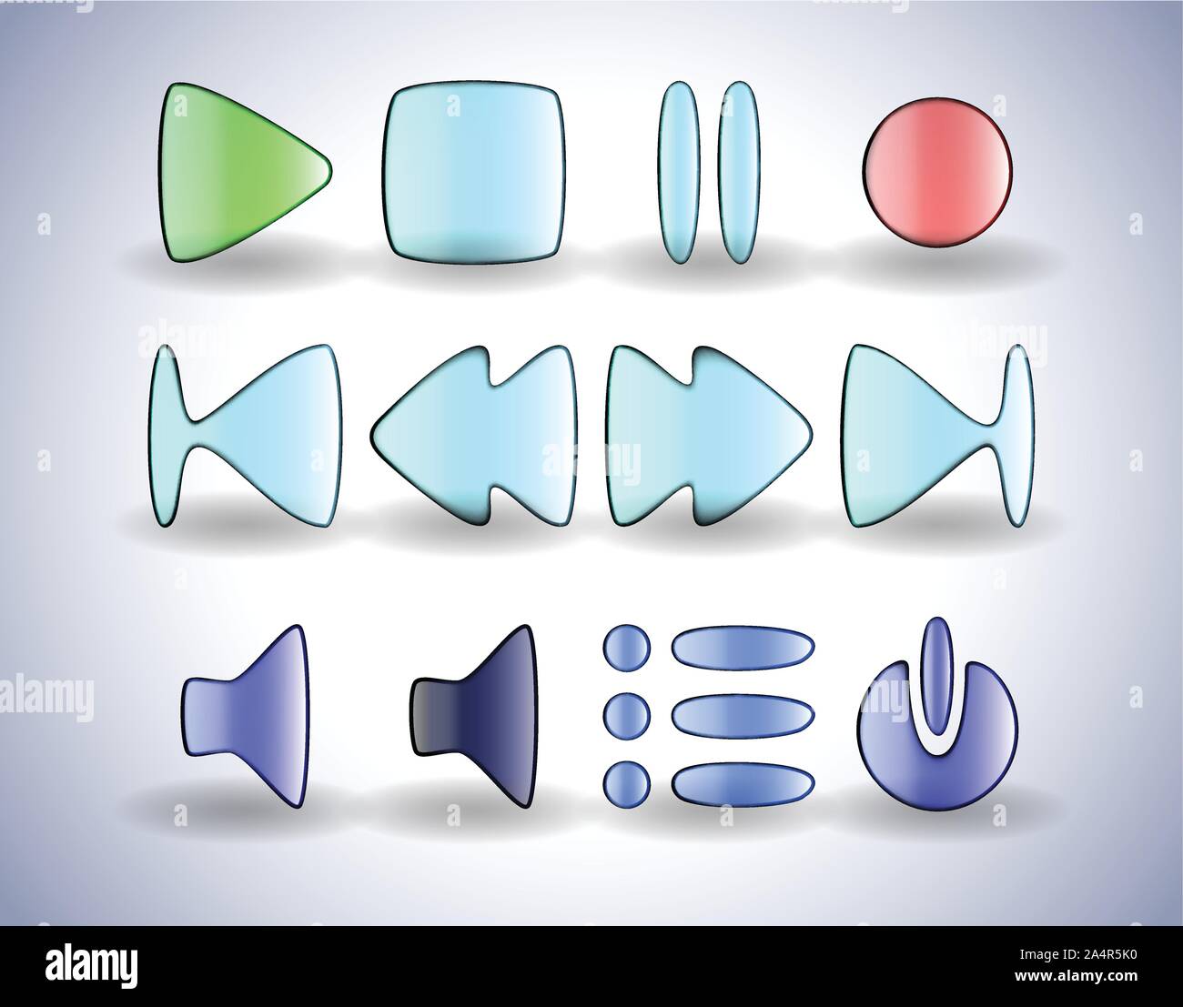 Spectating Button Record buttons Stock Vector Images - Alamy
