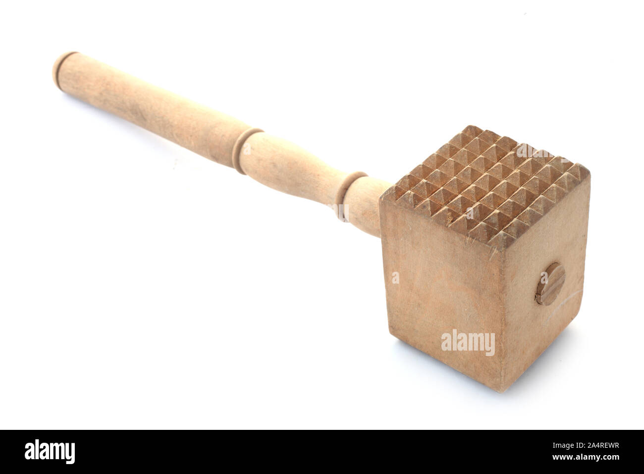 Meat Mallet Isolated On White Stock Photo Alamy