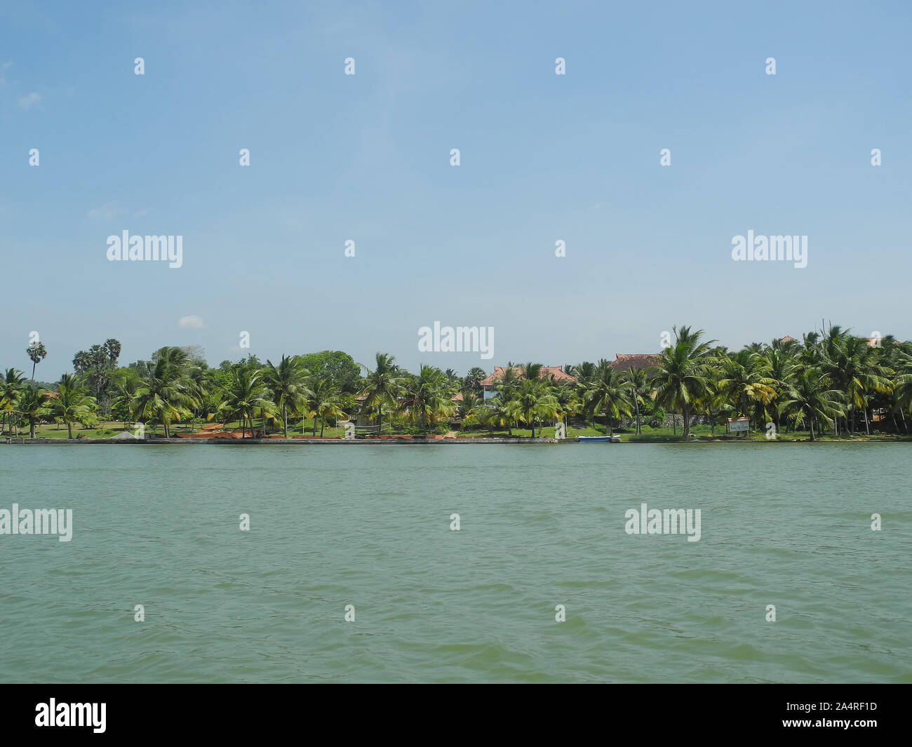 Backwaters, Trivandrum, Kerala, India Stock Photo