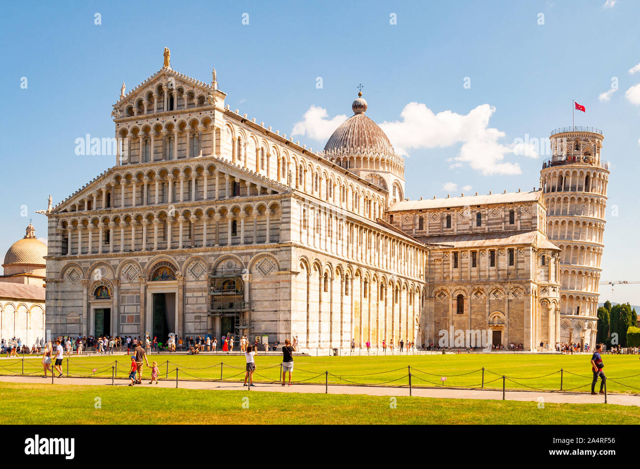 Pisa, Italy September 03, 2019 The Pisa Cathedral complex or